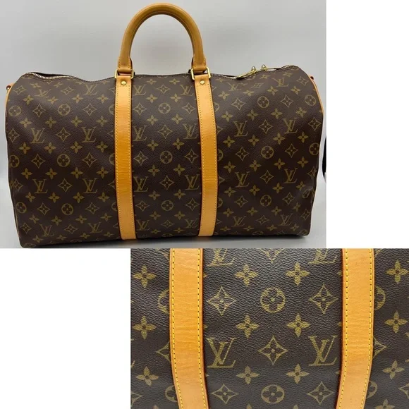 Authentic Louis Vuitton monogram Keepall Bandoliere 50 - Picture 4 of 16